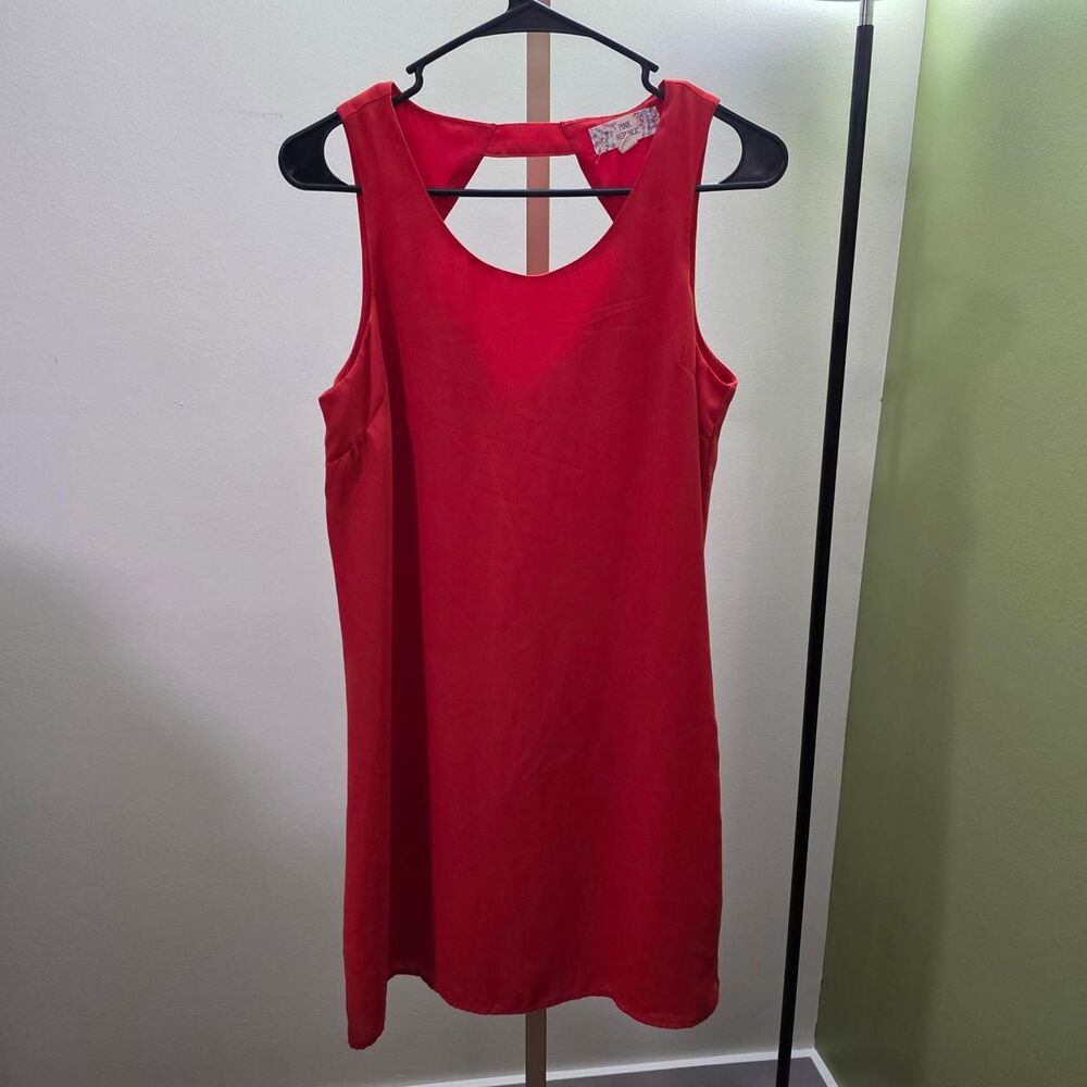 Pink-republic Women's Red and Orange Dress